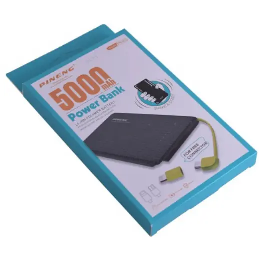 Shake and Start Power Bank - 5000mAh Box